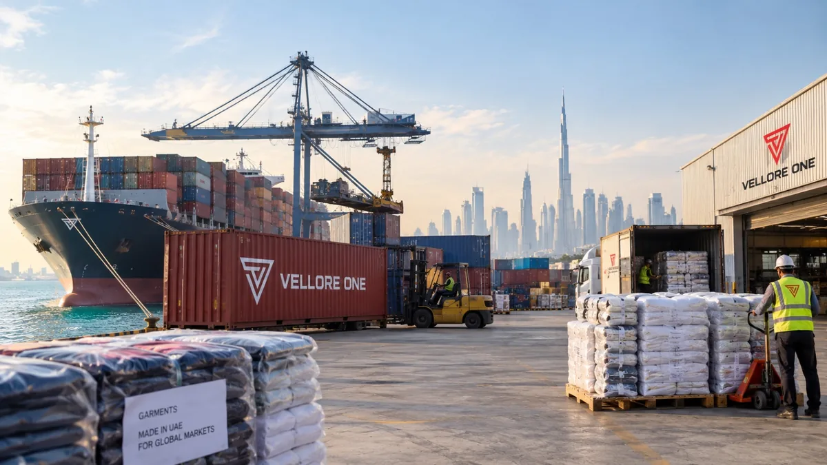 Garment Ready Containers Vellore One | Garment Trading, Sourcing & International Trade Dubai